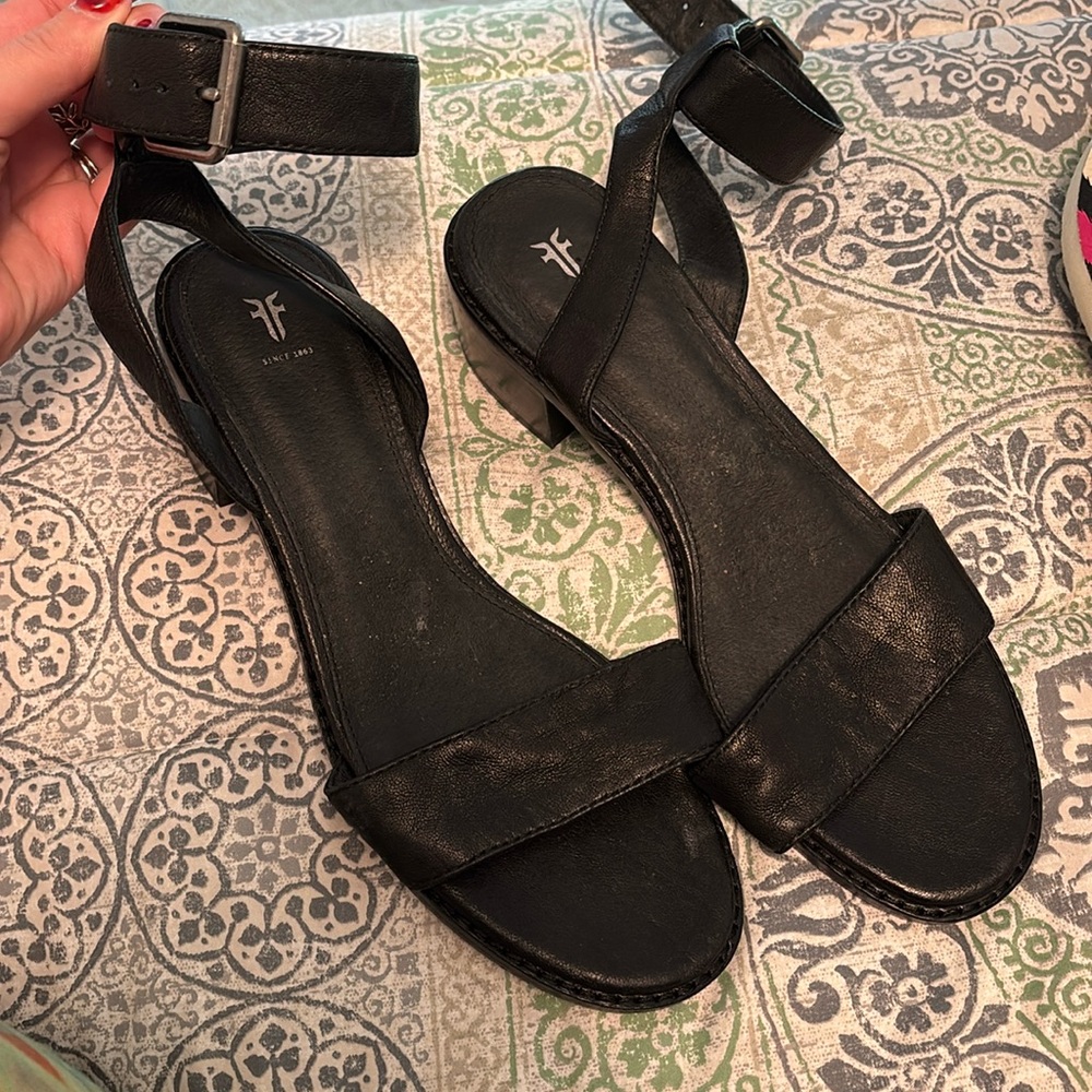FRYE LEATHER heels
